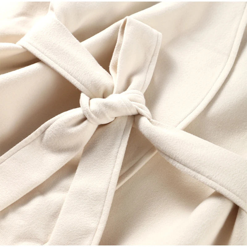 Elegant tie jacket for women with belt and chic cut Lune London