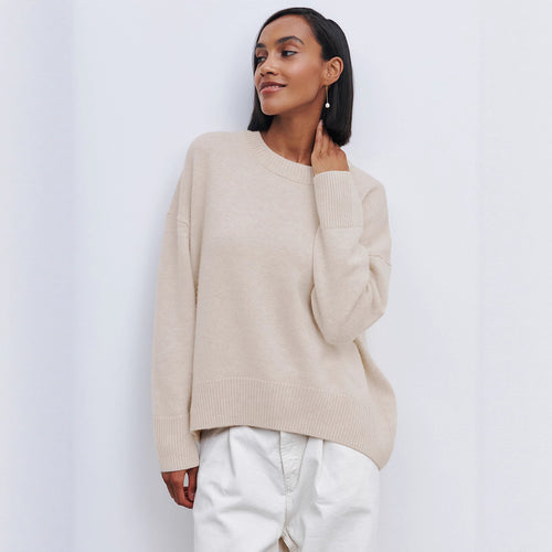 Pull en tricot confortable pour femmes avec une silhouette décontractée Chic & Stil