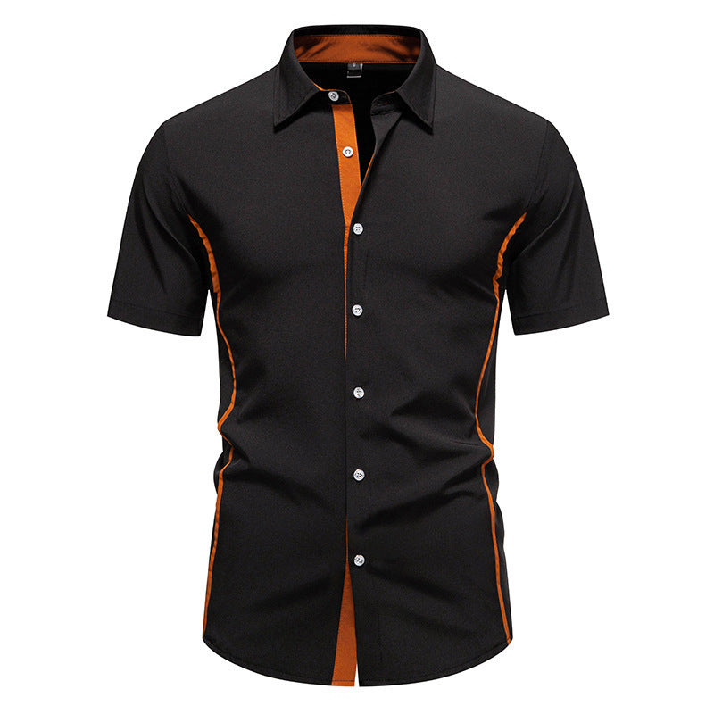 Men's Short Sleeve Shirt with Modern Cut Lune London