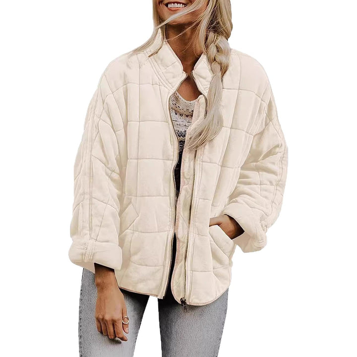 Ladies plus size quilted jacket Lune London
