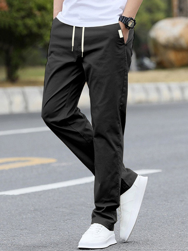 Men's sporty leisure pants with elastic waistband and modern side pockets Amarae