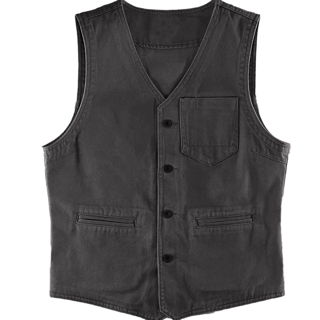 Fashionable vintage style men's vest with pockets Lune London