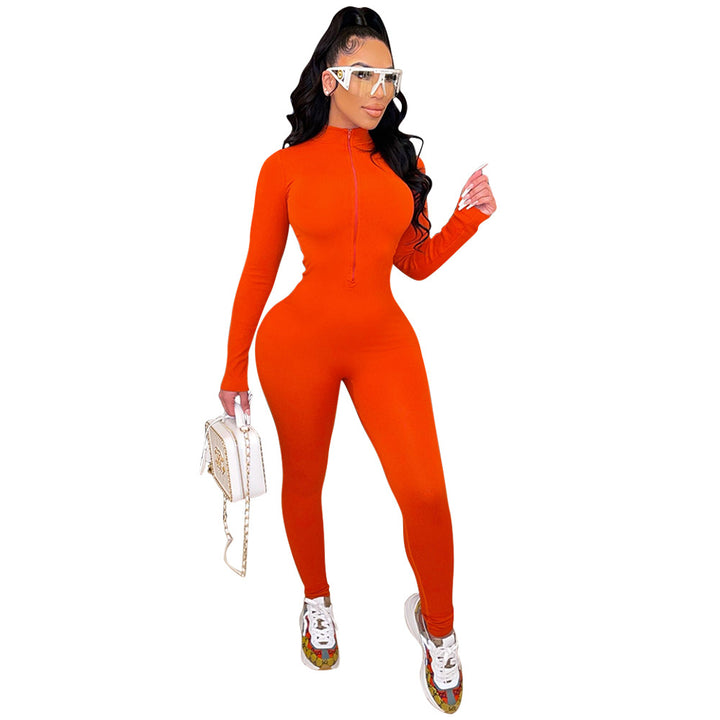 Women full-length zip jumpsuit Lune London