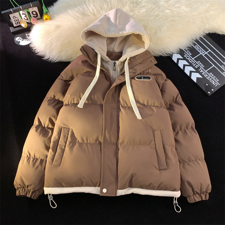 Ladies insulated winter coat with removable hood area Lune London