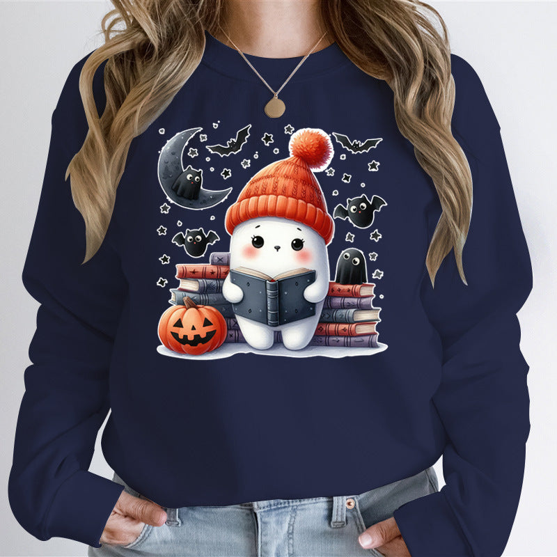 Women's sweatshirt with playful Halloween motif and high-quality material Lune London