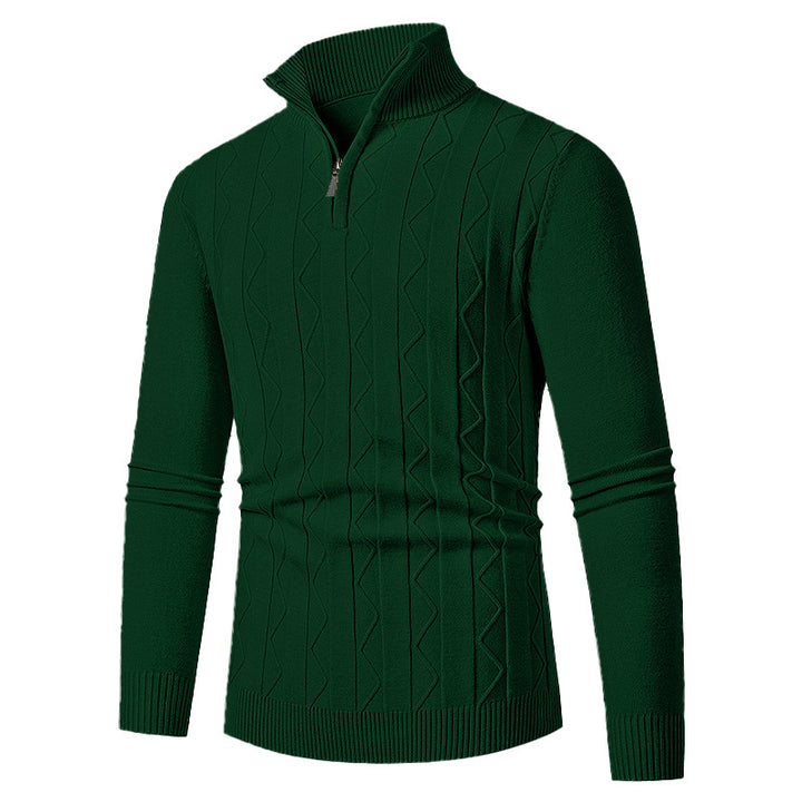 Elegant turtleneck sweater for men with structured design Lune London