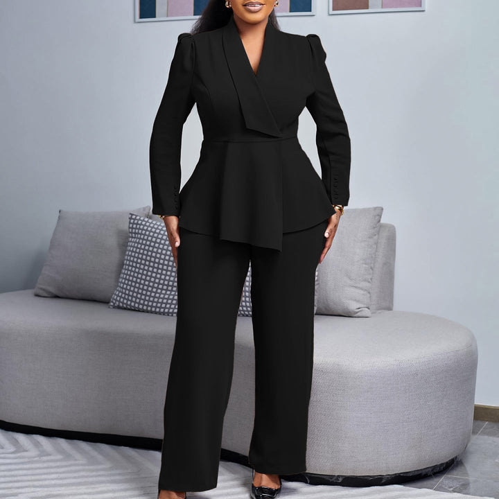 Ladies Elegant Blazer-Pants Set Lune London