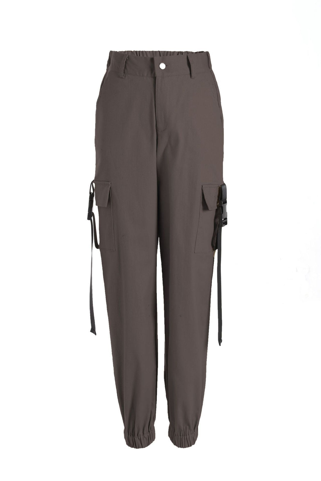 Women's cargo pants with elastic waistband and practical side pockets Lune London