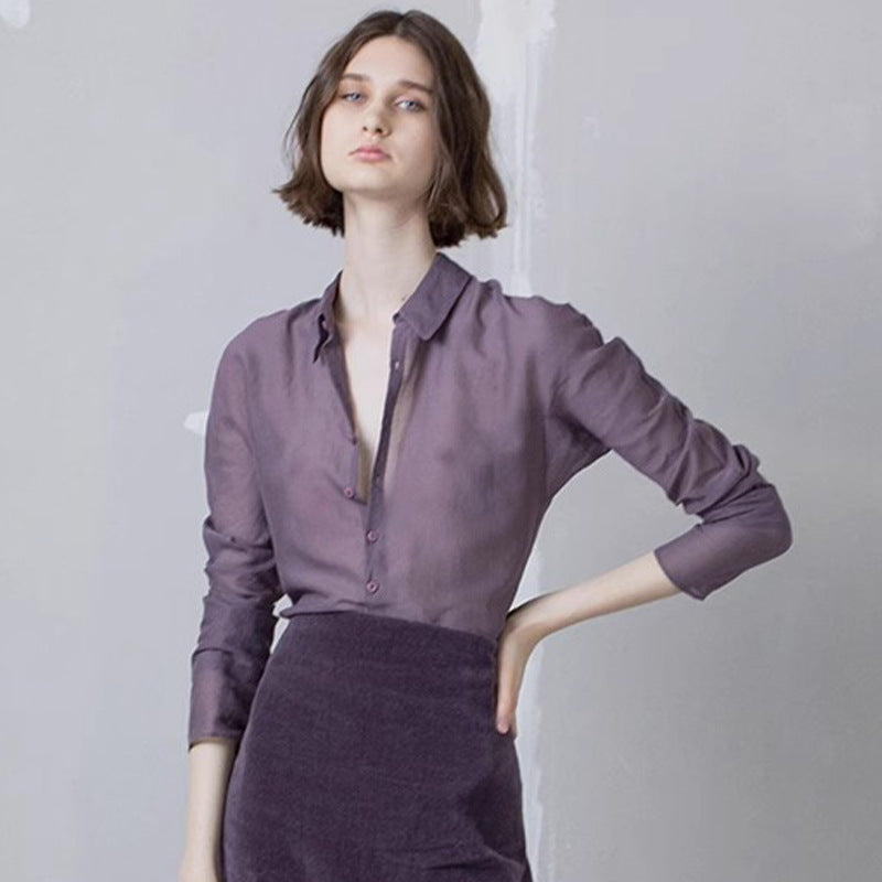 Blouse élégante et transparente pour femmes Chic & Stil