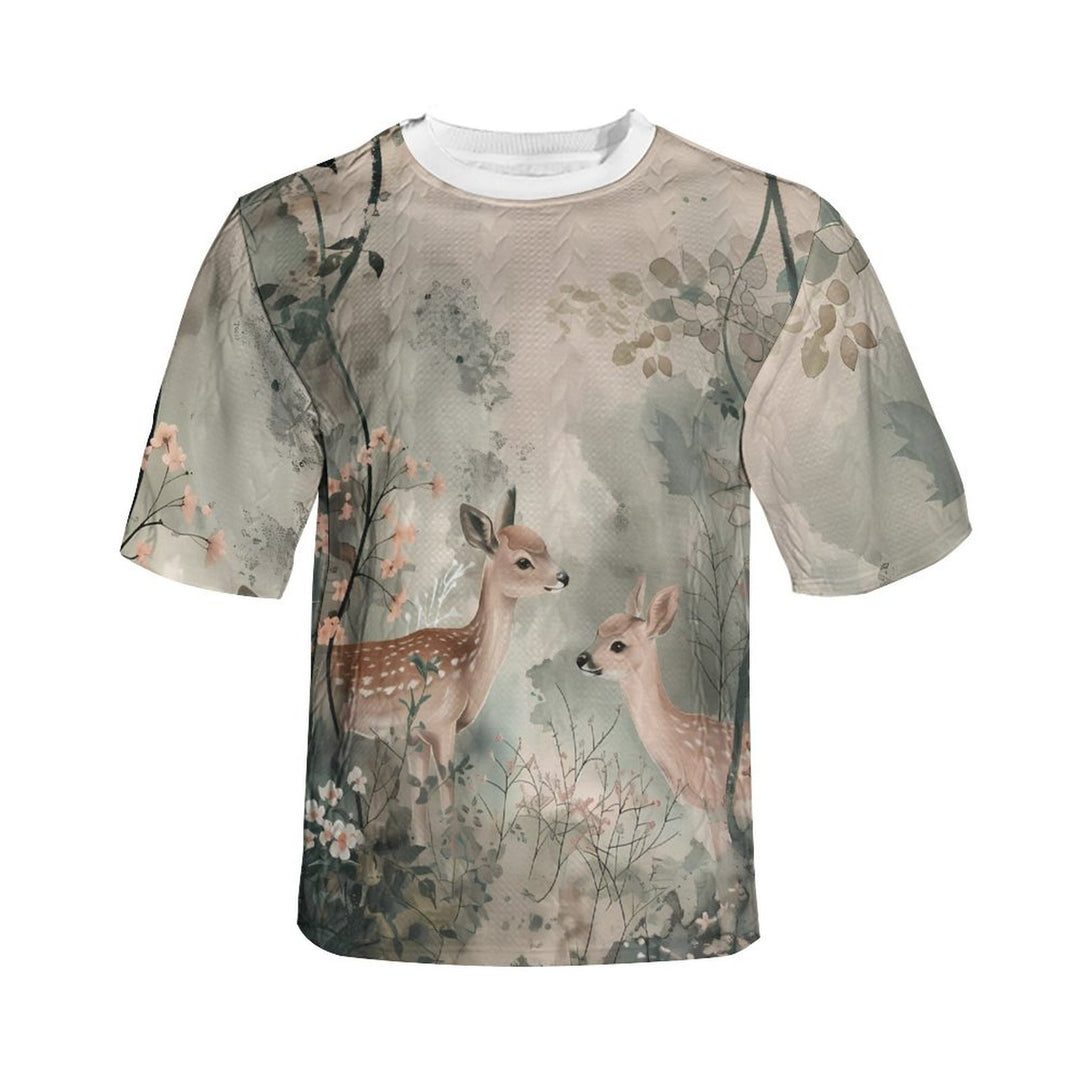 Casual men's set with floral print Amarae