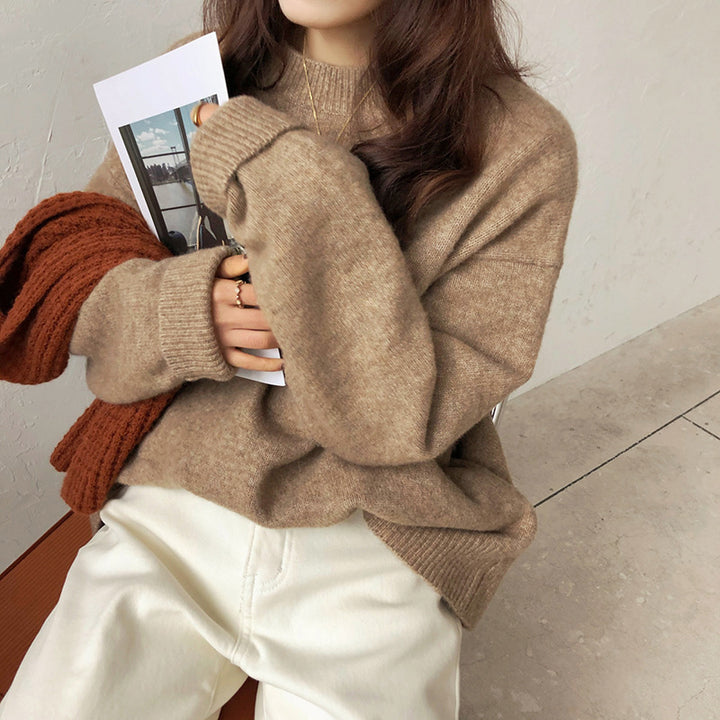 Femmes Pull Tricot Élargi Chic & Stil