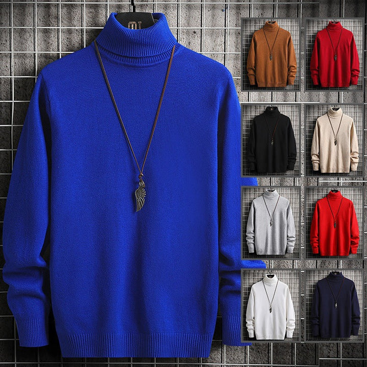Lune London | Men's stylish turtleneck sweater made of soft knitted material with modern accents