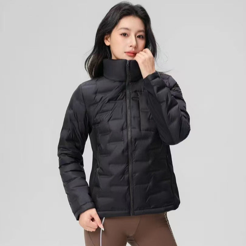 Women's padded jacket with high collar and thermo insulation Amarae
