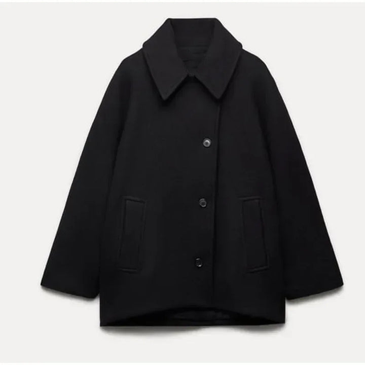 Casual fleece overshirt jacket for women Lune London