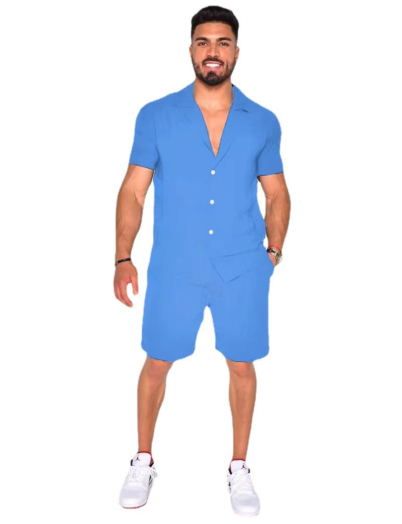 Short Sleeve Shirt for Men Set Amarae