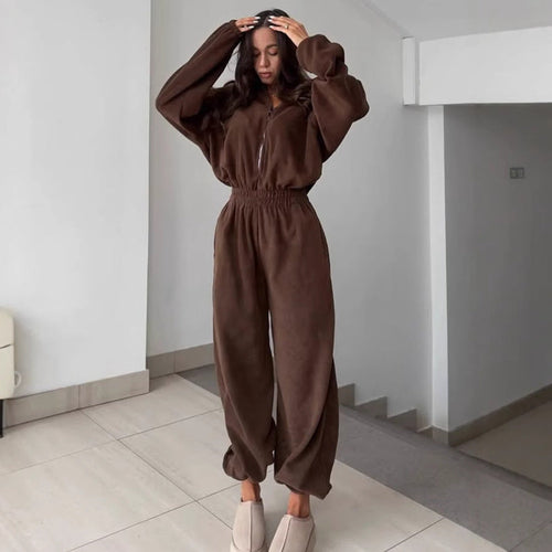 Amarae | Women Comfortable and Stylish Fleece Jumpsuit