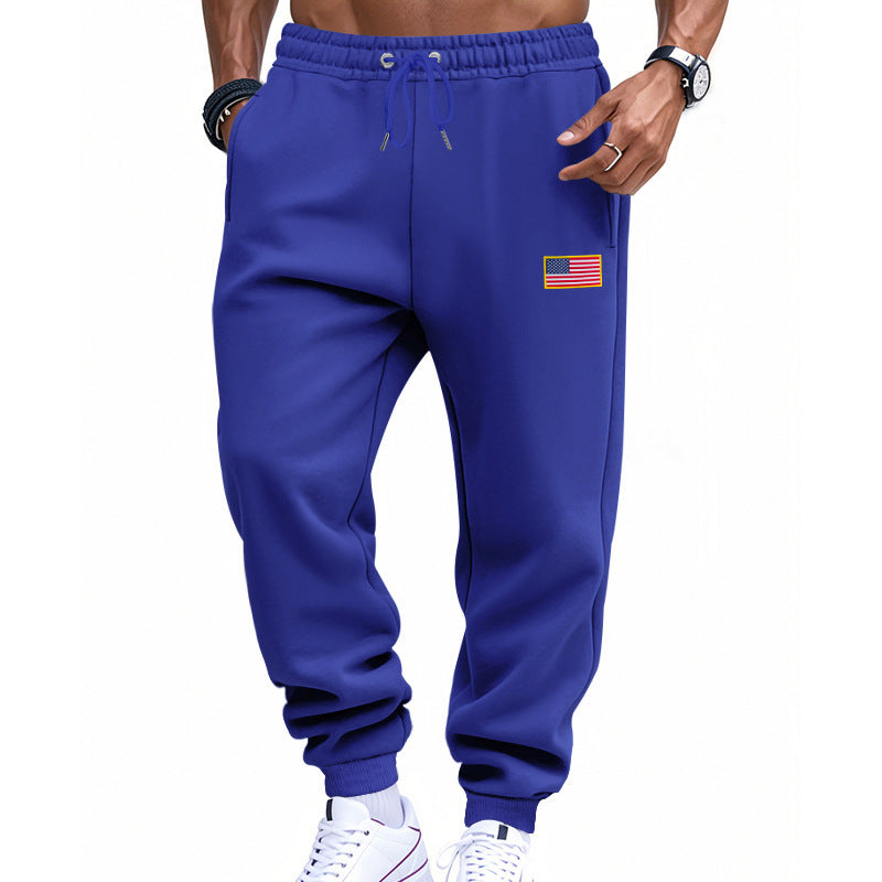 Sport pants for men with elastic waist and practical side pockets Lune London