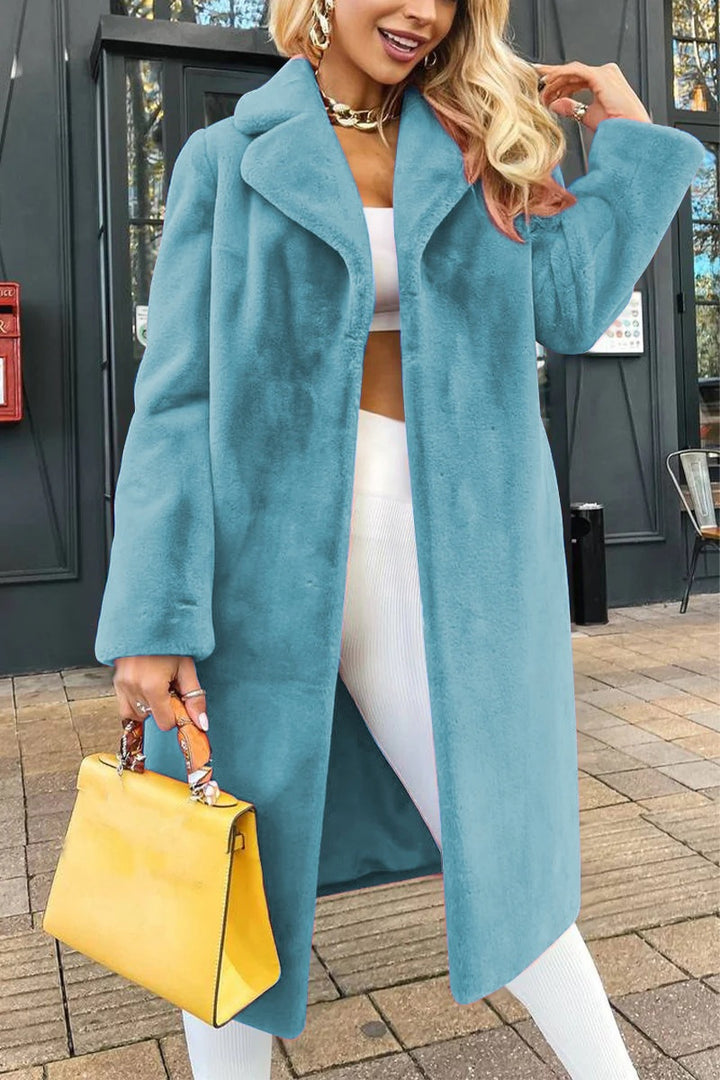 Elegant fleece jacket for women with a modern cut and generous pockets Lune London