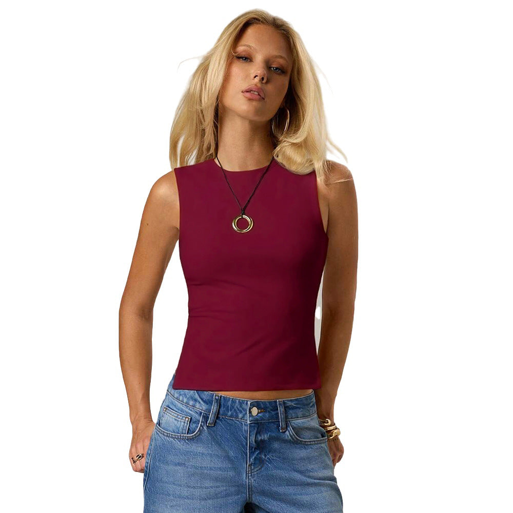 Débardeur ajusté pour femmes avec un décolleté élégant et des bretelles réglables Chic & Stil