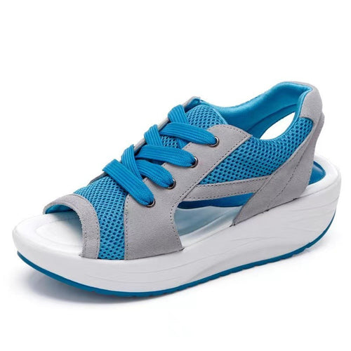 Amarae mesh platform sandals for women