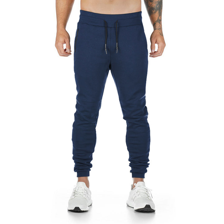 Men's sporty joggers with practical zip pockets and elastic waist Lune London