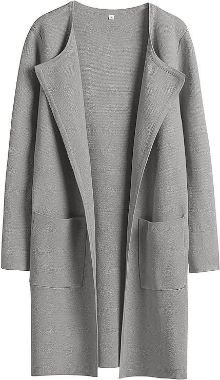 Knit coat for women with a relaxed fit and practical pockets Lune London