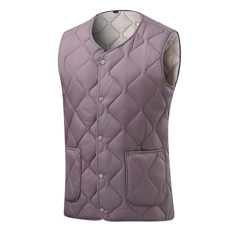 Ladies quilted gilet with large pockets and trendy cut Amarae