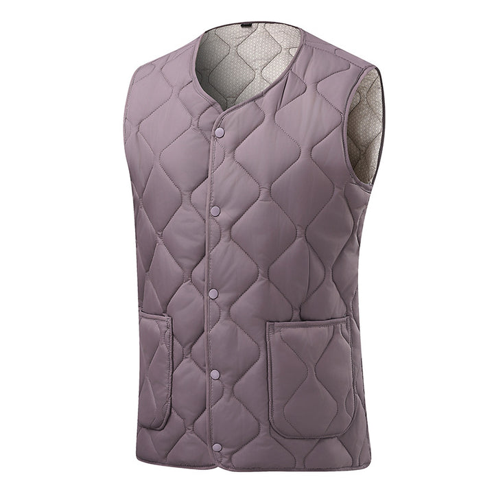 Ladies quilted gilet with large pockets and trendy cut Amarae