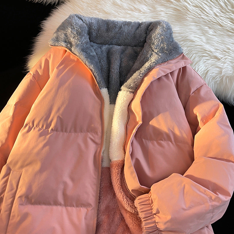 Women's down jacket with soft lining and high collar Lune London