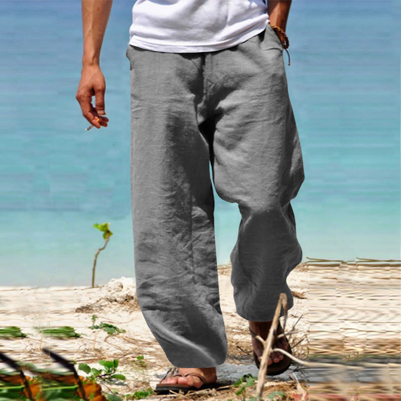 Light linen trousers for men Lune London