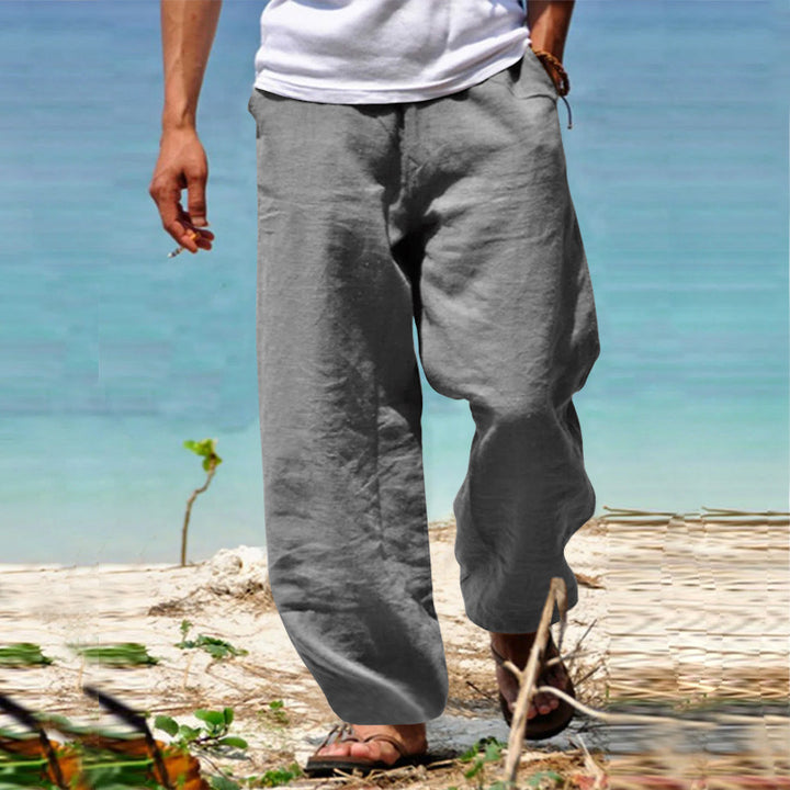 Light linen trousers for men Lune London