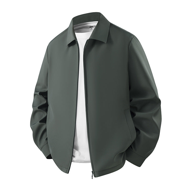 Casual transition jacket for men with lightweight insulating lining and practical side pockets Lune London