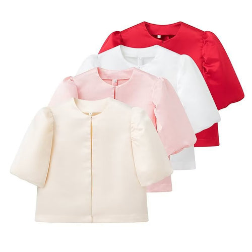 Veste élégante pour femmes avec des manches bouffantes et une coupe courte Chic & Stil
