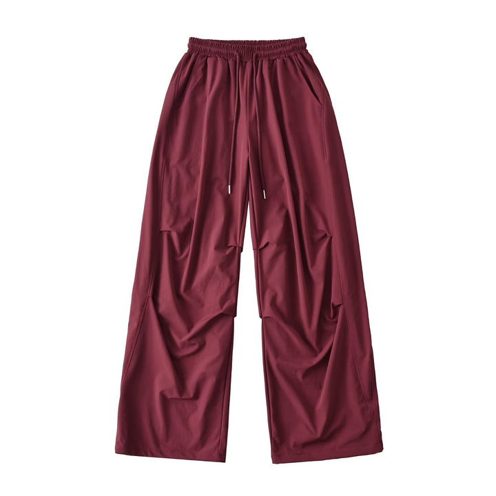 Loose casual pants for women with elastic waist and practical side pockets Lune London