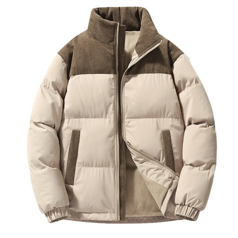 Women's quilted jacket with cord inserts, padded thermal filling and stand-up collar Amarae
