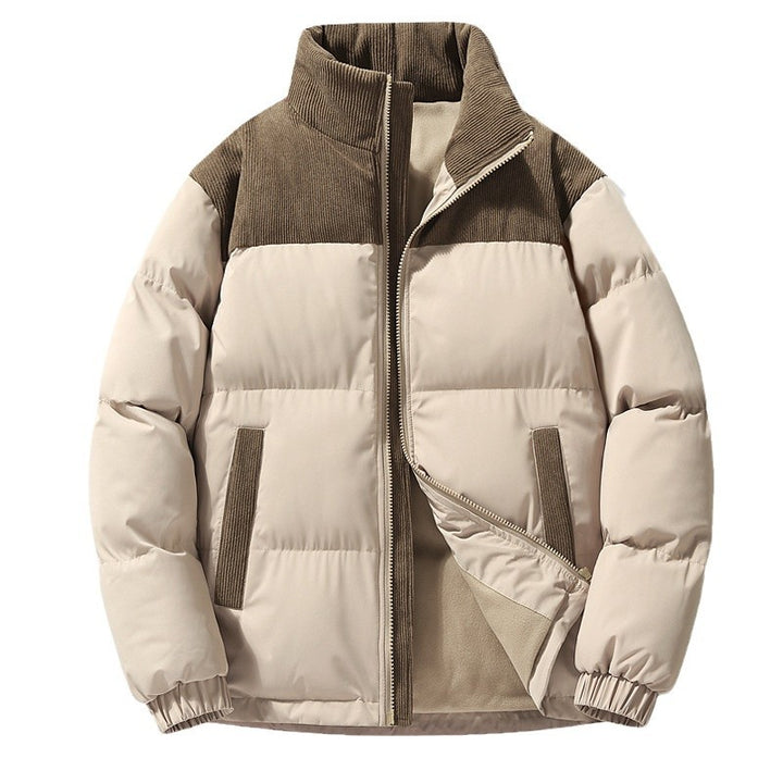 Women's quilted jacket with cord inserts, padded thermal filling and stand-up collar Amarae