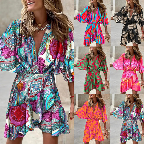 Ladies Short Sleeve Dress Amarae