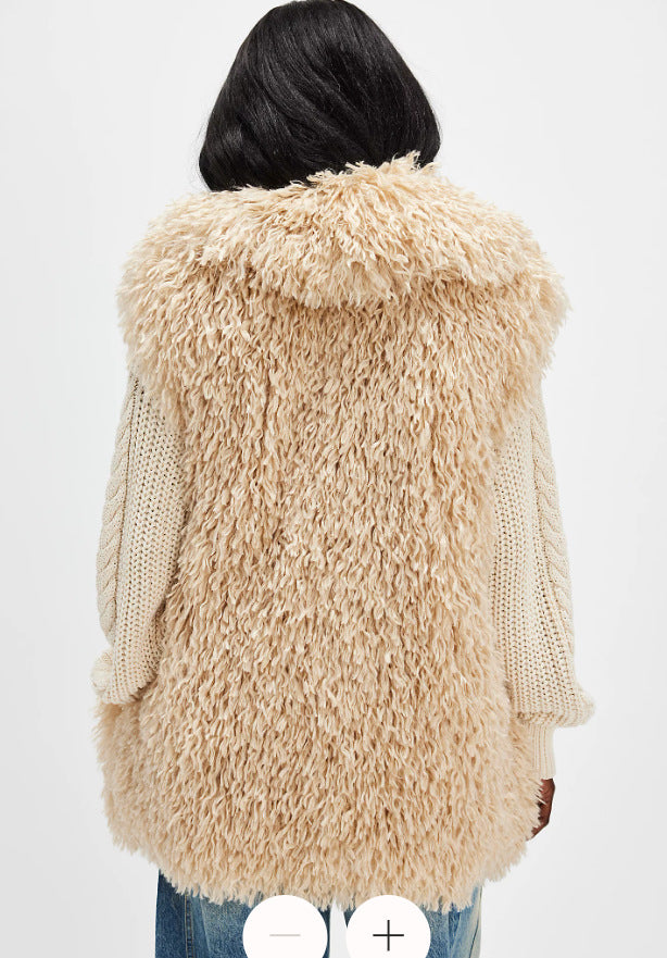 Ladies fur vest Amarae