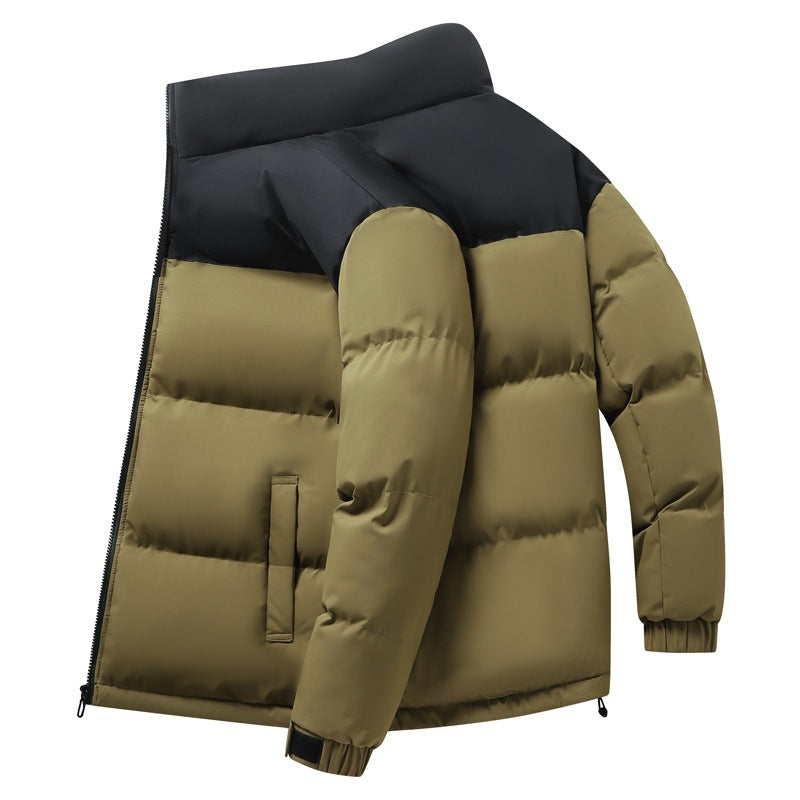 Men's padded quilted jacket with high thermal performance, water-repellent surface, and elastic cuffs Amarae