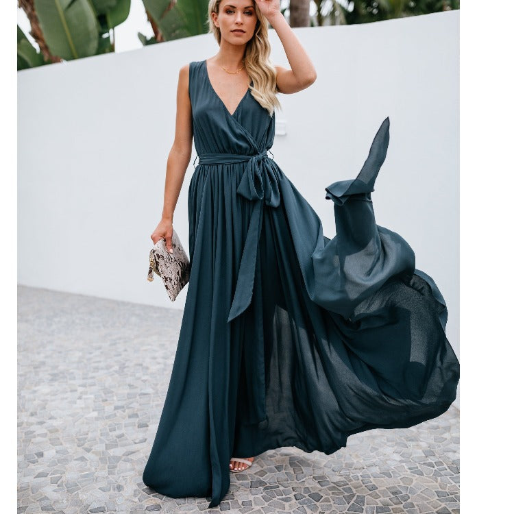 Ladies Elegant Maxi Dress Lune London