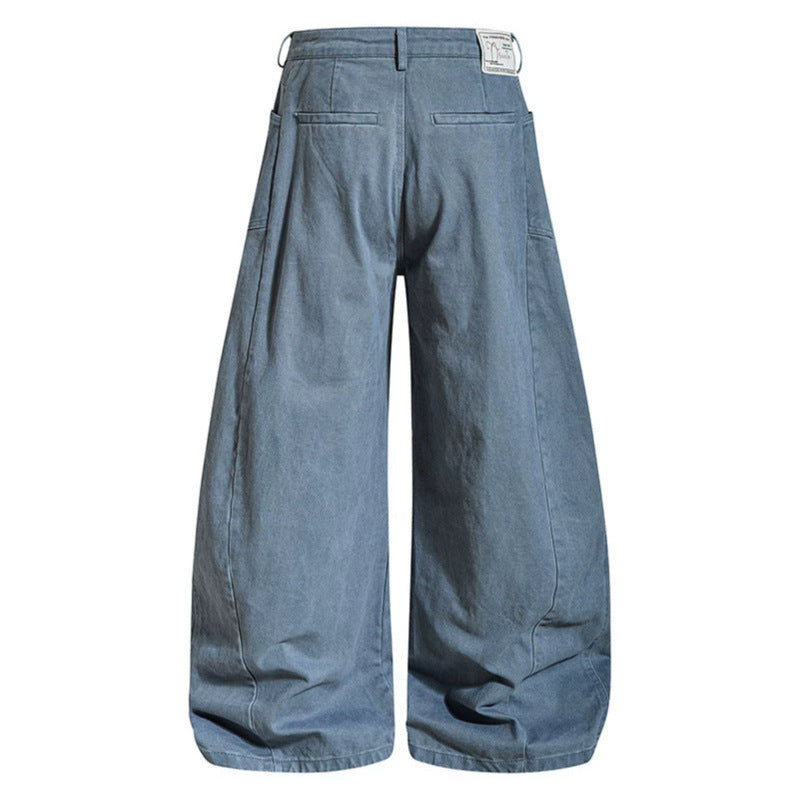 Women wide high-cut jeans culotte in balloon cut Amarae
