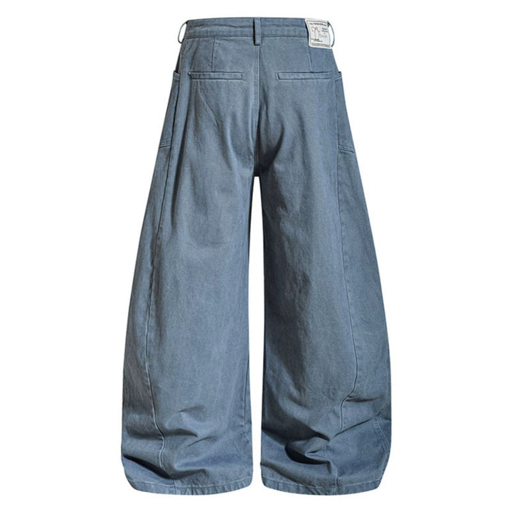 Women wide high-cut jeans culotte in balloon cut Amarae