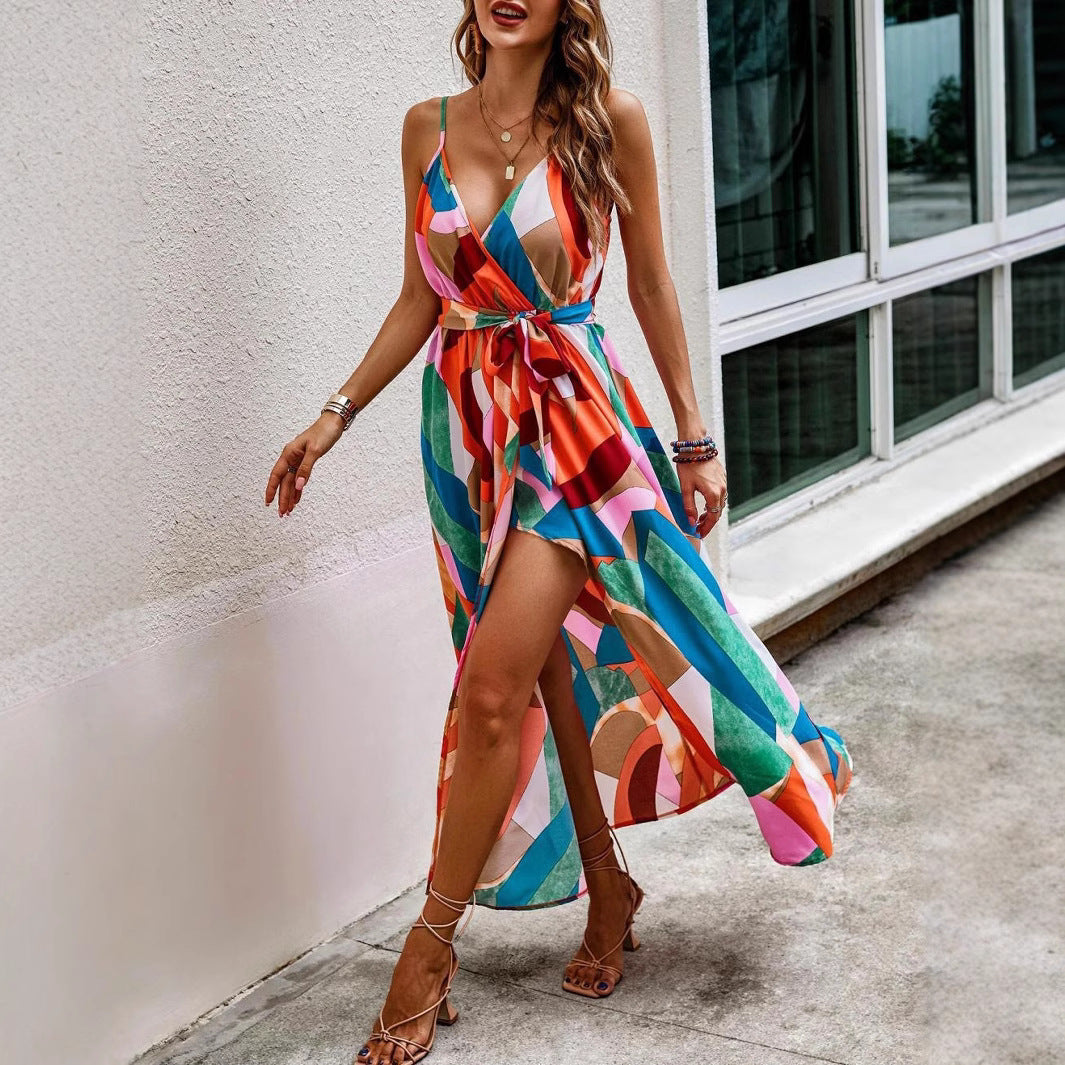Colorful maxi dress for women Lune London