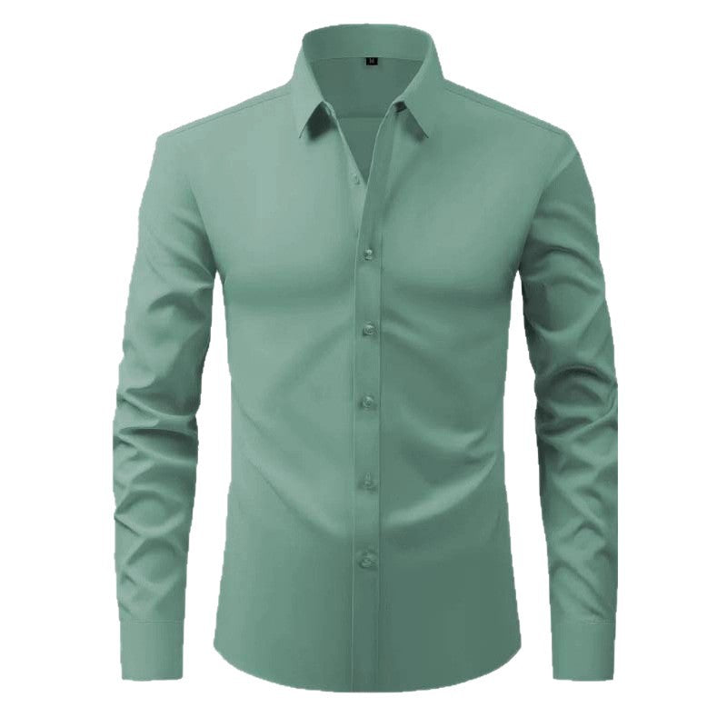 Men's Long-Sleeve Shirt with Innovative Cut and Modern Design Lune London