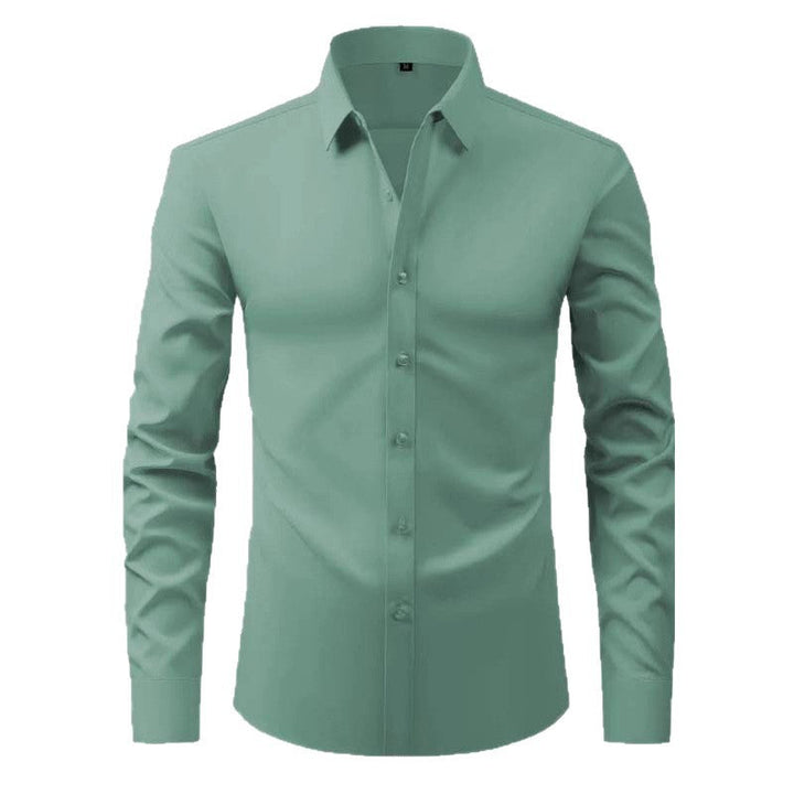 Men's Long-Sleeve Shirt with Innovative Cut and Modern Design Lune London