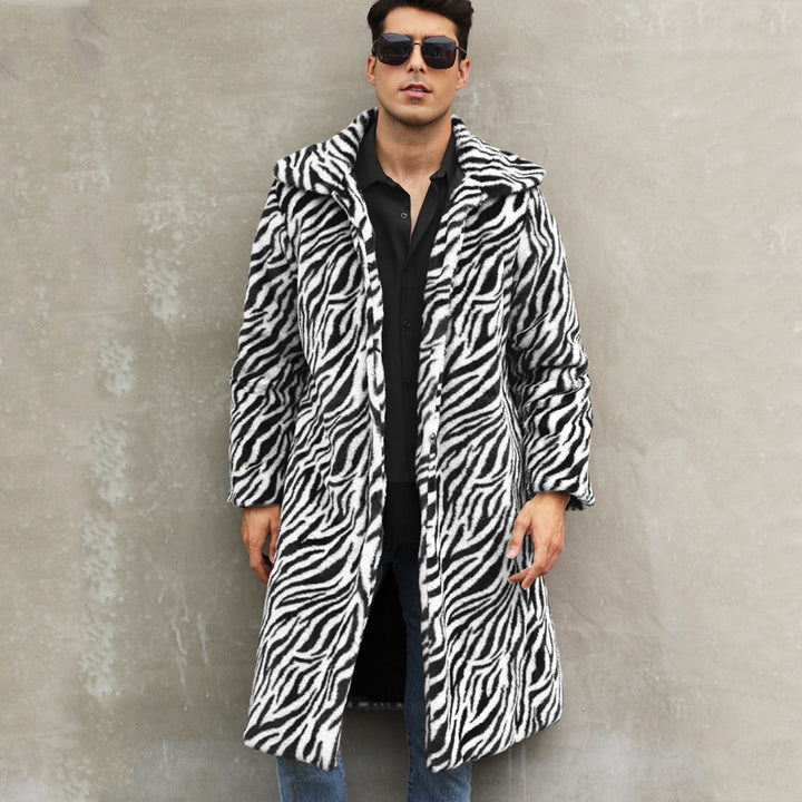 Trendy animal print coat for men Lune London