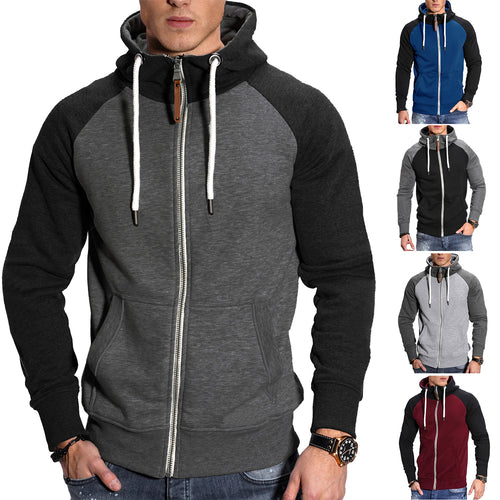 Man refined hoodie with high-quality zipper Amarae
