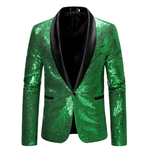 Elegant sequin blazer for men with a modern cut and sparkling accents Amarae