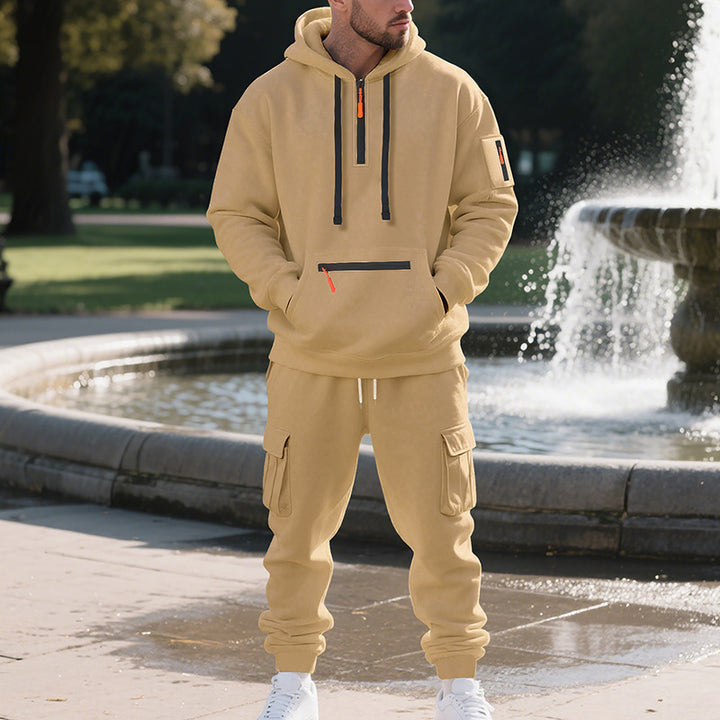 Men's sporty hoodie and cargo pants set Lune London