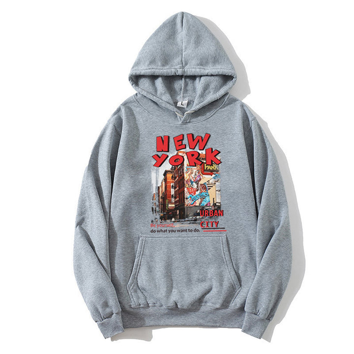 Women's hoodie with urban New York design Chic & Stil